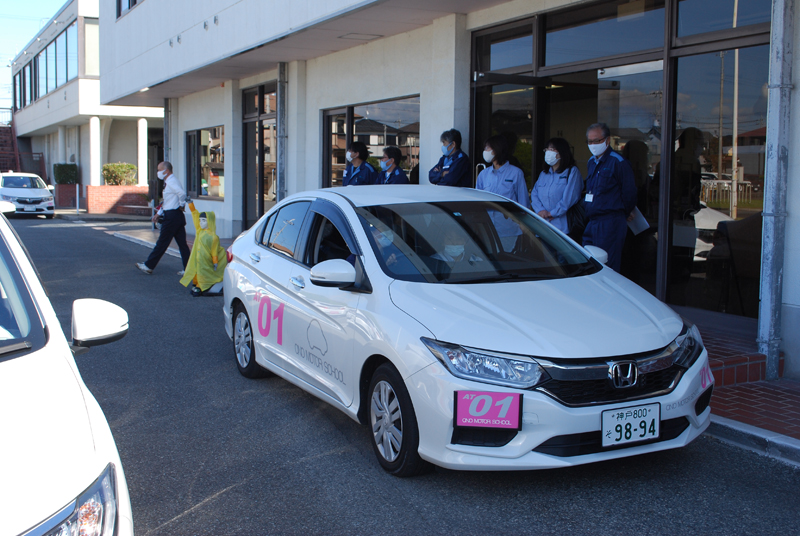 関電サービス　実車講習風景